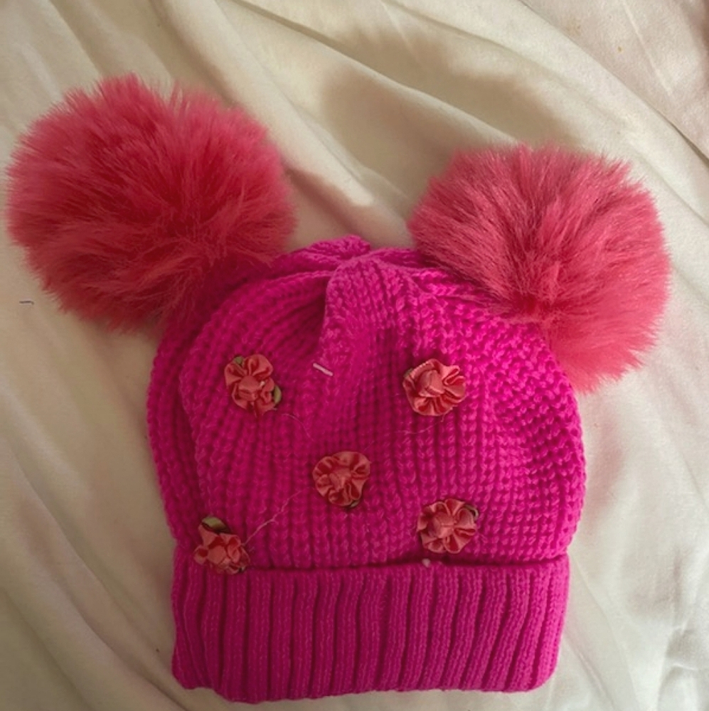 2 pom pom beanie